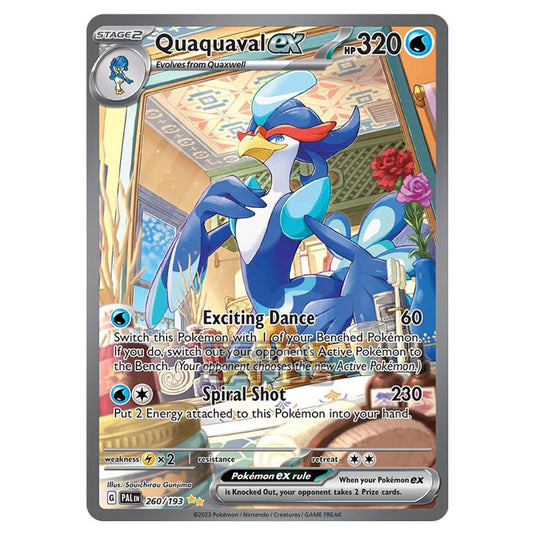 Pokemon - Scarlet & Violet - Paldea Evolved - Quaquaval ex - 260/193