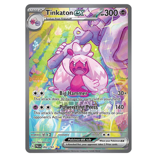 Pokemon - Scarlet & Violet - Paldea Evolved - Tinkaton ex - 262/193