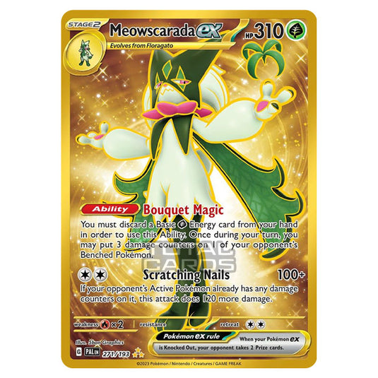 Pokemon - Scarlet & Violet - Paldea Evolved - Meowscarada ex - 271/193