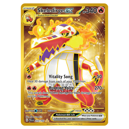 Pokemon - Scarlet & Violet - Paldea Evolved - Skeledirge ex - 272/193