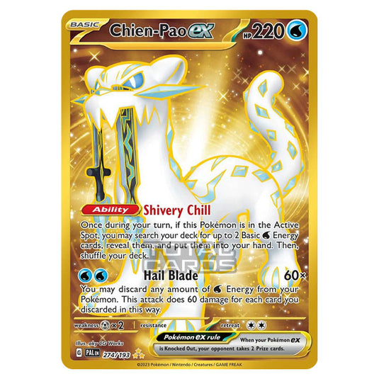 Pokemon - Scarlet & Violet - Paldea Evolved - Chien-Pao ex - 274/193