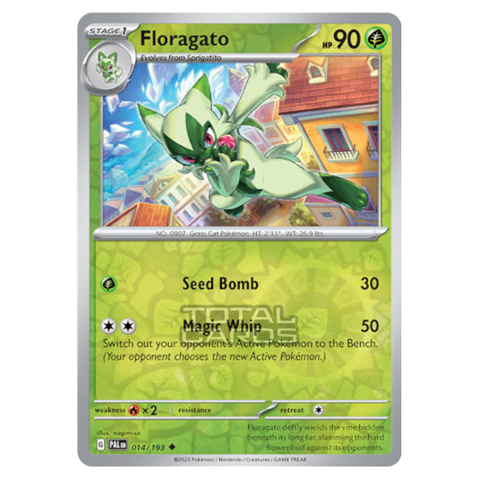 Pokemon - Scarlet & Violet - Paldea Evolved - Floragato - 014/193 - (Reverse Holo)