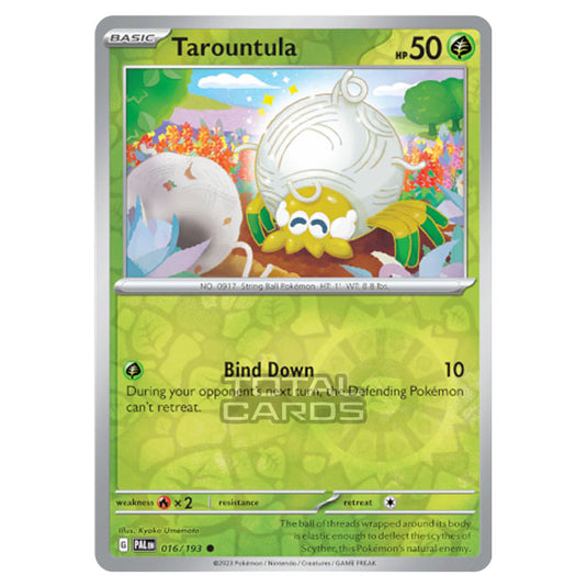 Pokemon - Scarlet & Violet - Paldea Evolved - Tarountula - 016/193 - (Reverse Holo)