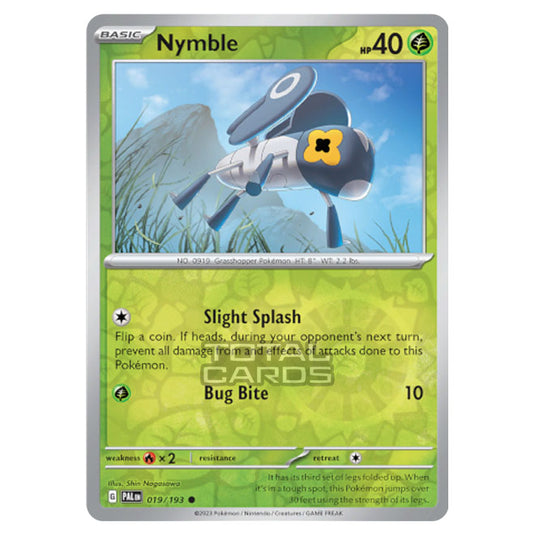 Pokemon - Scarlet & Violet - Paldea Evolved - Nymble - 019/193 - (Reverse Holo)