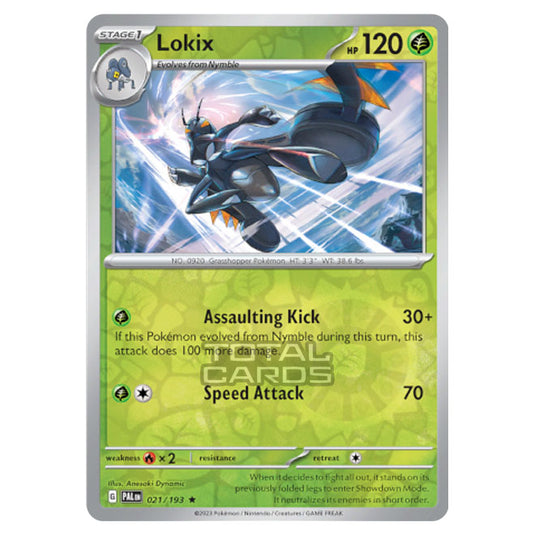 Pokemon - Scarlet & Violet - Paldea Evolved - Lokix - 021/193 - (Reverse Holo)