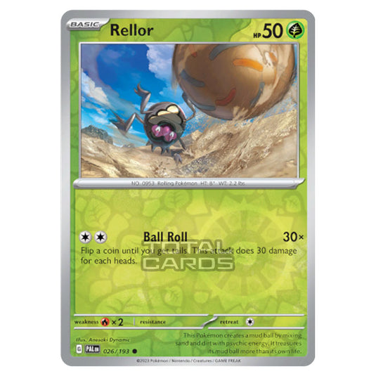 Pokemon - Scarlet & Violet - Paldea Evolved - Rellor - 026/193 - (Reverse Holo)