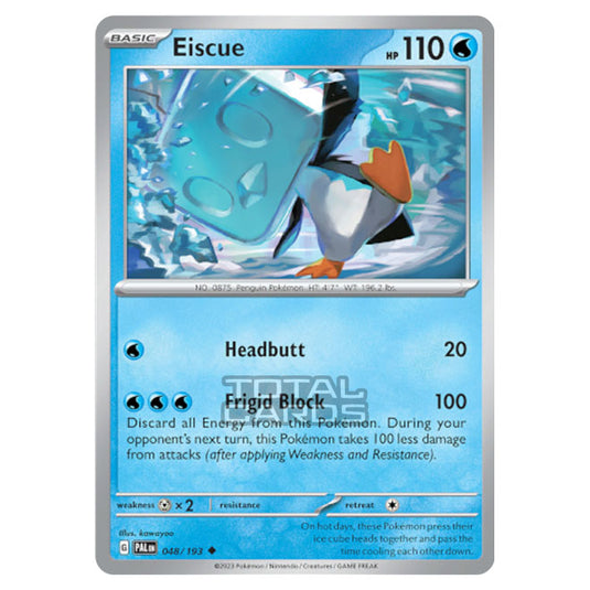 Pokemon - Scarlet & Violet - Paldea Evolved - Eiscue - 048/193 - (Reverse Holo)