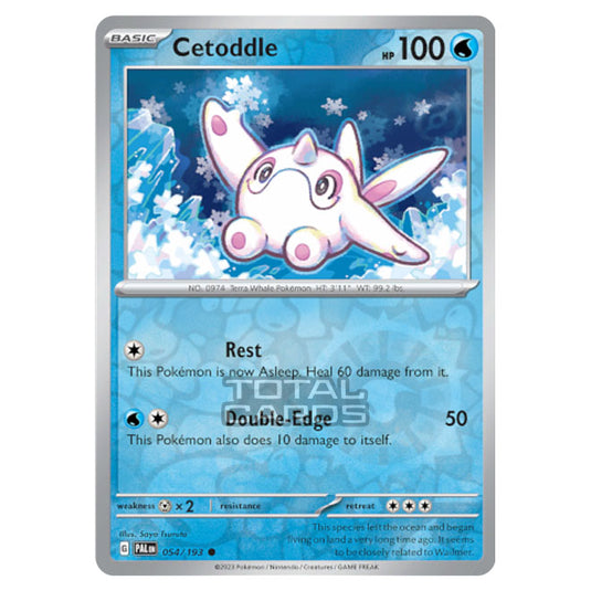 Pokemon - Scarlet & Violet - Paldea Evolved - Cetoddle - 054/193 - (Reverse Holo)