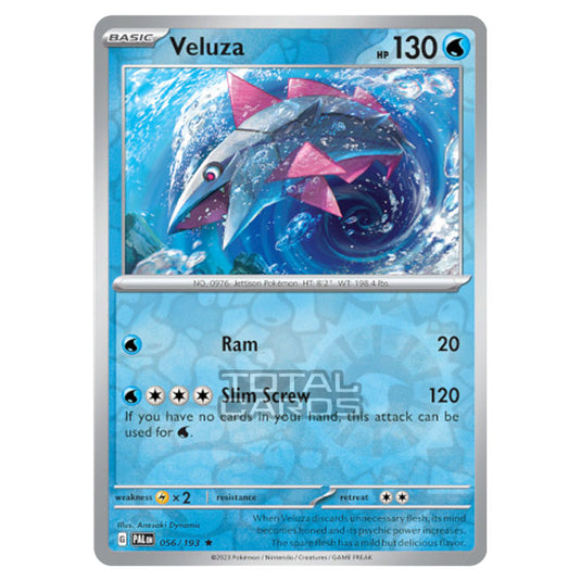 Pokemon - Scarlet & Violet - Paldea Evolved - Veluza - 056/193 - (Reverse Holo)