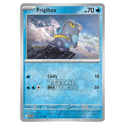 Pokemon - Scarlet & Violet - Paldea Evolved - Frigibax - 058/193 - (Reverse Holo)