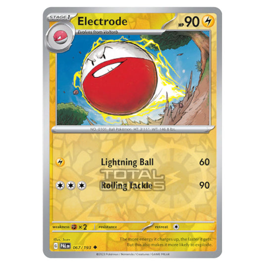 Pokemon - Scarlet & Violet - Paldea Evolved - Electrode - 067/193 - (Reverse Holo)