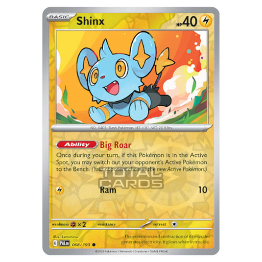 Pokemon - Scarlet & Violet - Paldea Evolved - Shinx - 068/193 - (Reverse Holo)