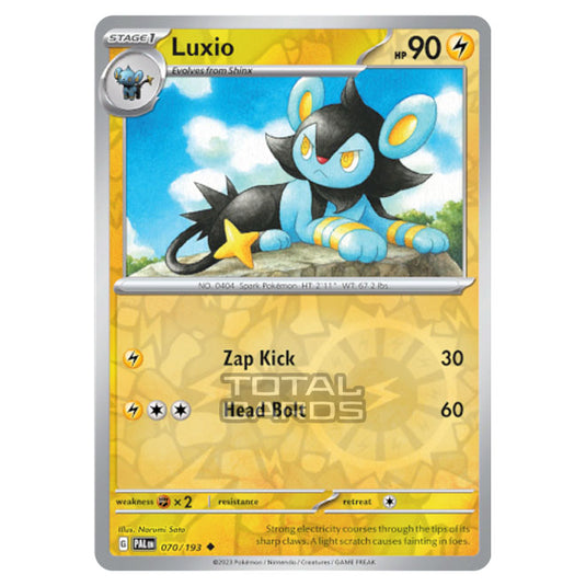 Pokemon - Scarlet & Violet - Paldea Evolved - Luxio - 070/193 - (Reverse Holo)