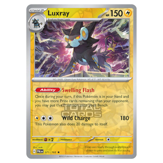 Pokemon - Scarlet & Violet - Paldea Evolved - Luxray - 071/193 - (Reverse Holo)