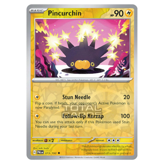 Pokemon - Scarlet & Violet - Paldea Evolved - Pincurchin - 073/193 - (Reverse Holo)