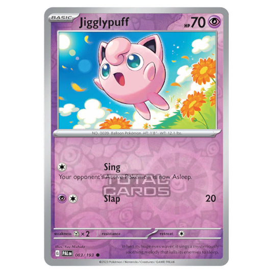 Pokemon - Scarlet & Violet - Paldea Evolved - Jigglypuff - 083/193 - (Reverse Holo)