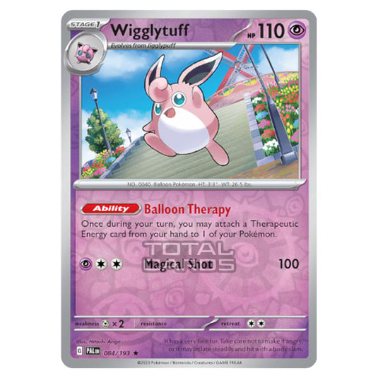 Pokemon - Scarlet & Violet - Paldea Evolved - Wigglytuff - 084/193 - (Reverse Holo)