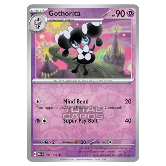 Pokemon - Scarlet & Violet - Paldea Evolved - Gothorita - 091/193 - (Reverse Holo)