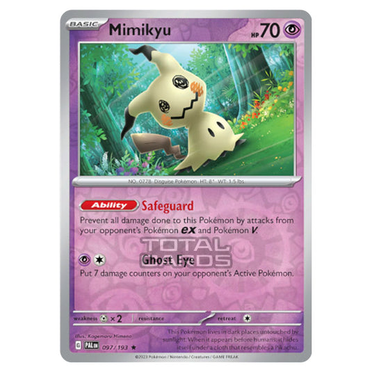 Pokemon - Scarlet & Violet - Paldea Evolved - Mimikyu - 097/193 - (Reverse Holo)