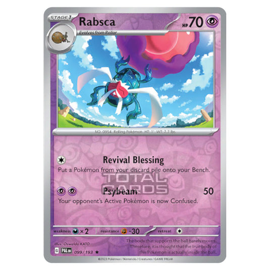 Pokemon - Scarlet & Violet - Paldea Evolved - Rabsca - 099/193 - (Reverse Holo)