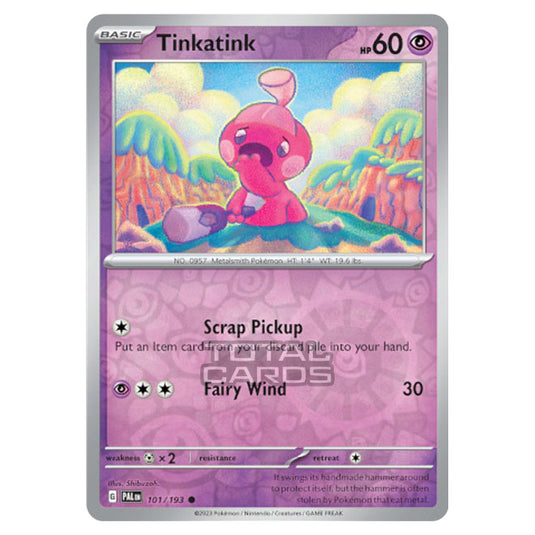 Pokemon - Scarlet & Violet - Paldea Evolved - Tinkatink - 101/193 - (Reverse Holo)