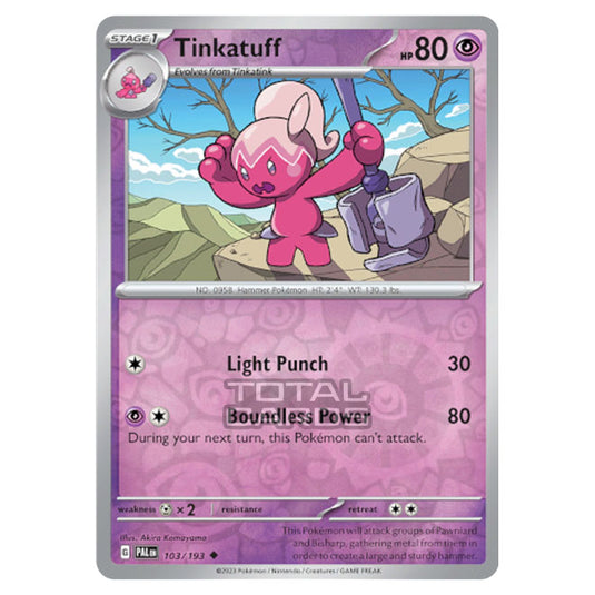 Pokemon - Scarlet & Violet - Paldea Evolved - Tinkatuff - 103/193 - (Reverse Holo)