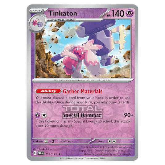 Pokemon - Scarlet & Violet - Paldea Evolved - Tinkaton - 105/193 - (Reverse Holo)