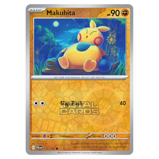 Pokemon - Scarlet & Violet - Paldea Evolved - Makuhita - 112/193 - (Reverse Holo)