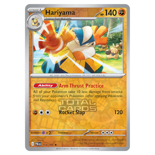 Pokemon - Scarlet & Violet - Paldea Evolved - Hariyama - 113/193 - (Reverse Holo)