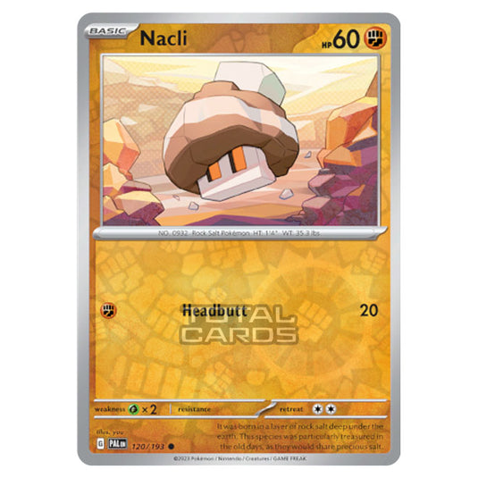 nacli pokemon card Pokemon - Scarlet & Violet - Paldea Evolved - Nacli - 120/193