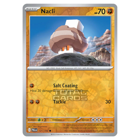 Pokemon - Scarlet & Violet - Paldea Evolved - Nacli - 121/193 - (Reverse Holo)