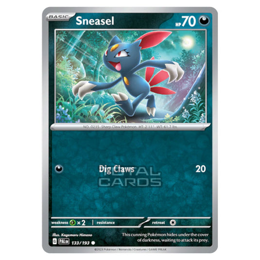 Pokemon - Scarlet & Violet - Paldea Evolved - Sneasel - 133/193 - (Reverse Holo)