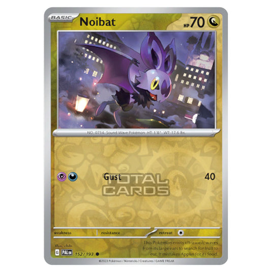 Pokemon - Scarlet & Violet - Paldea Evolved - Noibat - 152/193 - (Reverse Holo)