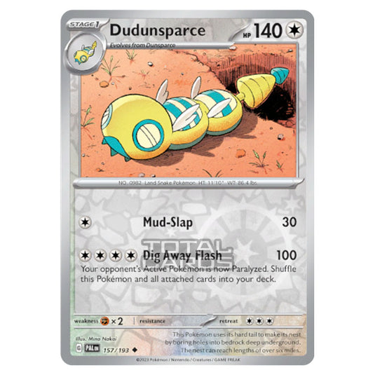 Pokemon - Scarlet & Violet - Paldea Evolved - Dudunsparce - 157/193 - (Reverse Holo)