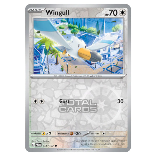 Pokemon - Scarlet & Violet - Paldea Evolved - Wingull - 158/193 - (Reverse Holo)