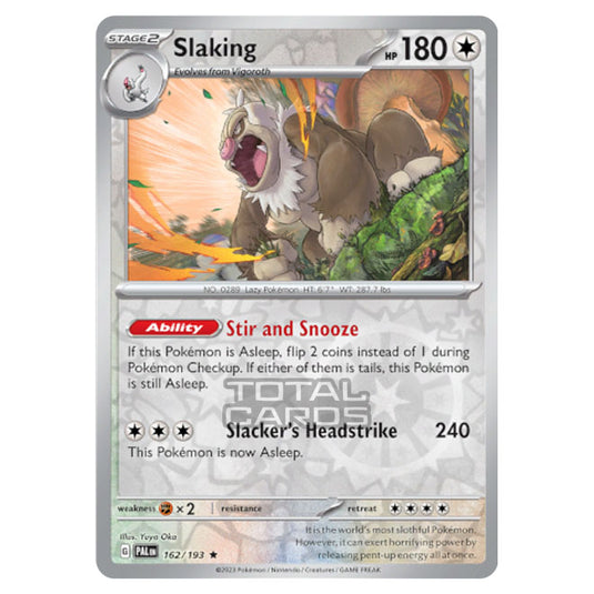 Pokemon - Scarlet & Violet - Paldea Evolved - Slaking - 162/193 - (Reverse Holo)