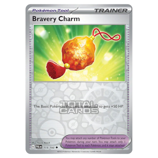 Pokemon - Scarlet & Violet - Paldea Evolved - Bravery Charm - 173/193 - (Reverse Holo)