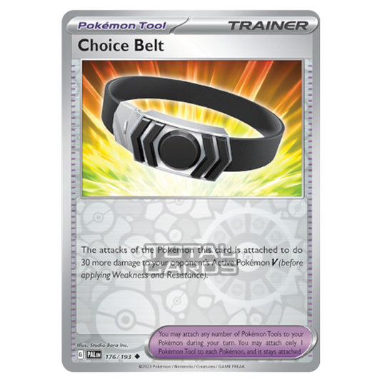 Pokemon - Scarlet & Violet - Paldea Evolved - Choice Belt - 176/193 - (Reverse Holo)