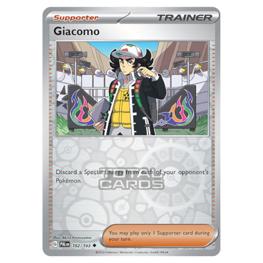 Pokemon - Scarlet & Violet - Paldea Evolved - Giacomo - 182/193 - (Reverse Holo)