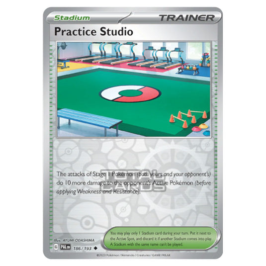 Pokemon - Scarlet & Violet - Paldea Evolved - Practice Studio - 186/193 - (Reverse Holo)