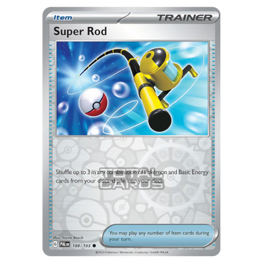 Pokemon - Scarlet & Violet - Paldea Evolved - Super Rod - 188/193 - (Reverse Holo)