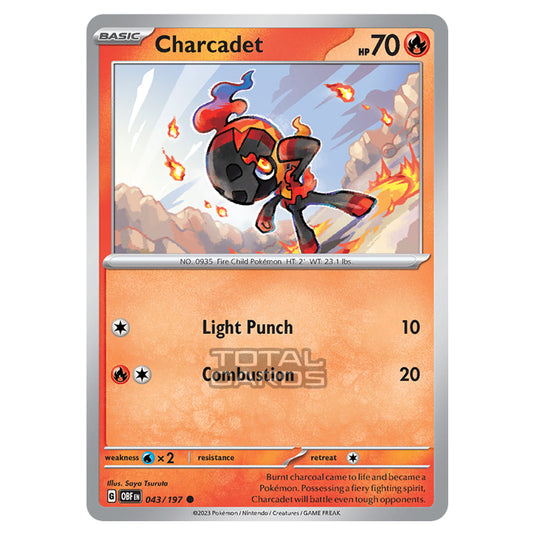 Pokemon - Scarlet & Violet - Obsidian Flames - Charcadet - 043/197