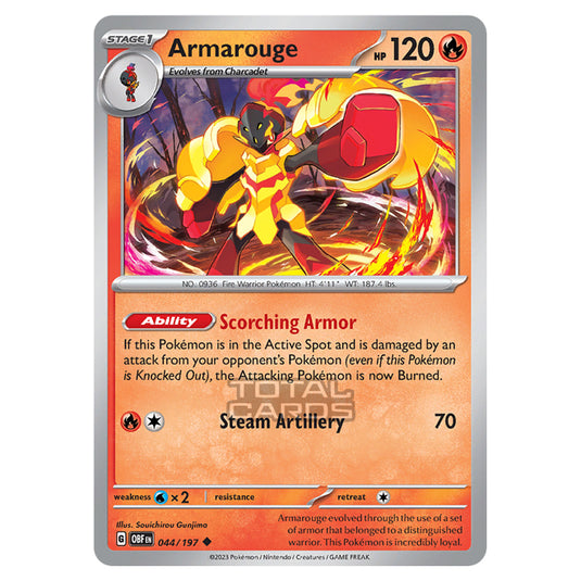 Pokemon - Scarlet & Violet - Obsidian Flames - Armarouge - 044/197 Pokemon - Scarlet & Violet - Obsidian Flames - Armarouge - 044/197