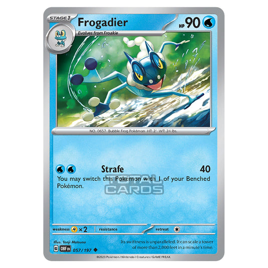 Pokemon - Scarlet & Violet - Obsidian Flames - Frogadier - 057/197