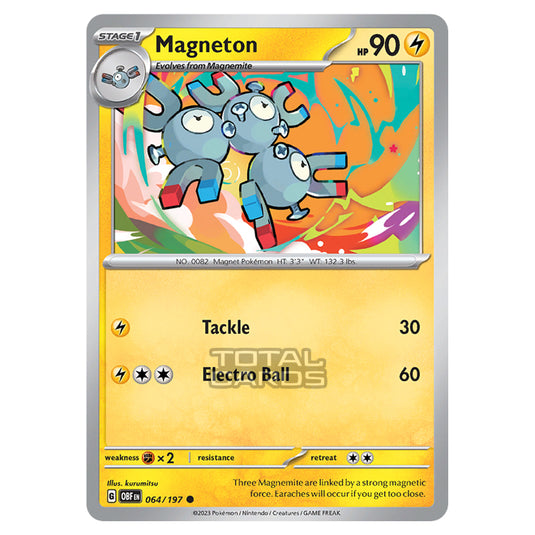 Pokemon - Scarlet & Violet - Obsidian Flames - Magneton - 064/197