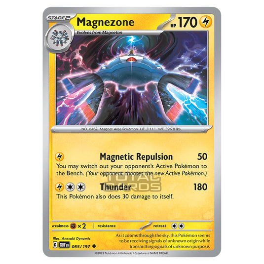 Pokemon - Scarlet & Violet - Obsidian Flames - Magnezone - 065/197