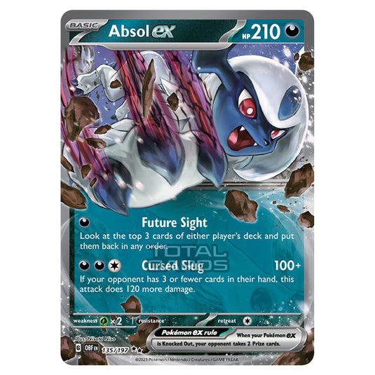 Pokemon - Scarlet & Violet - Obsidian Flames - Absol ex - 135/197