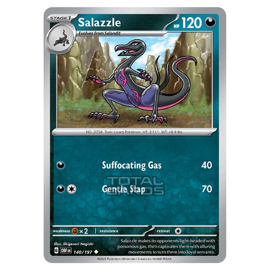 Pokemon - Scarlet & Violet - Obsidian Flames - Salazzle - 140/197