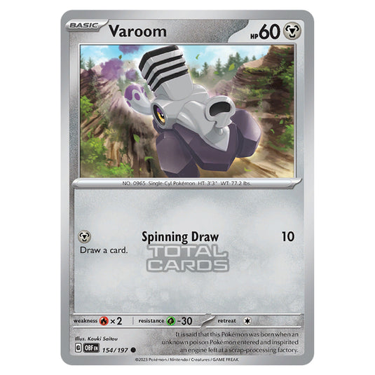 Pokemon - Scarlet & Violet - Obsidian Flames - Varoom - 154/197