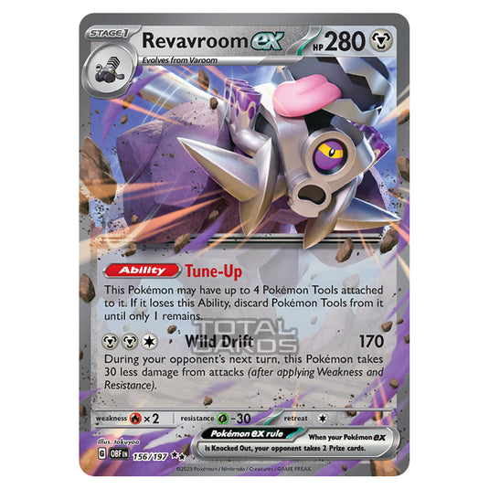 Pokemon - Scarlet & Violet - Obsidian Flames - Revavroom ex - 156/197